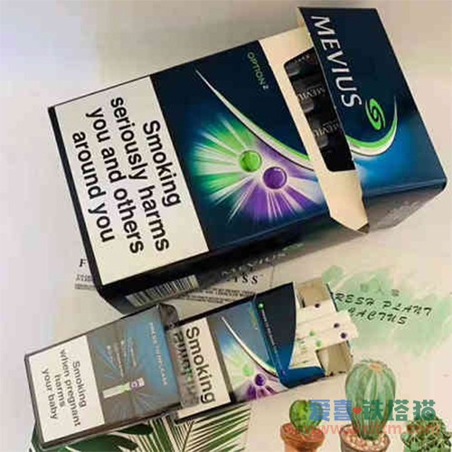 MEVIUS欧盟七星蓝莓薄荷双爆方盒装