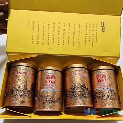 红双喜上海纪念金罐